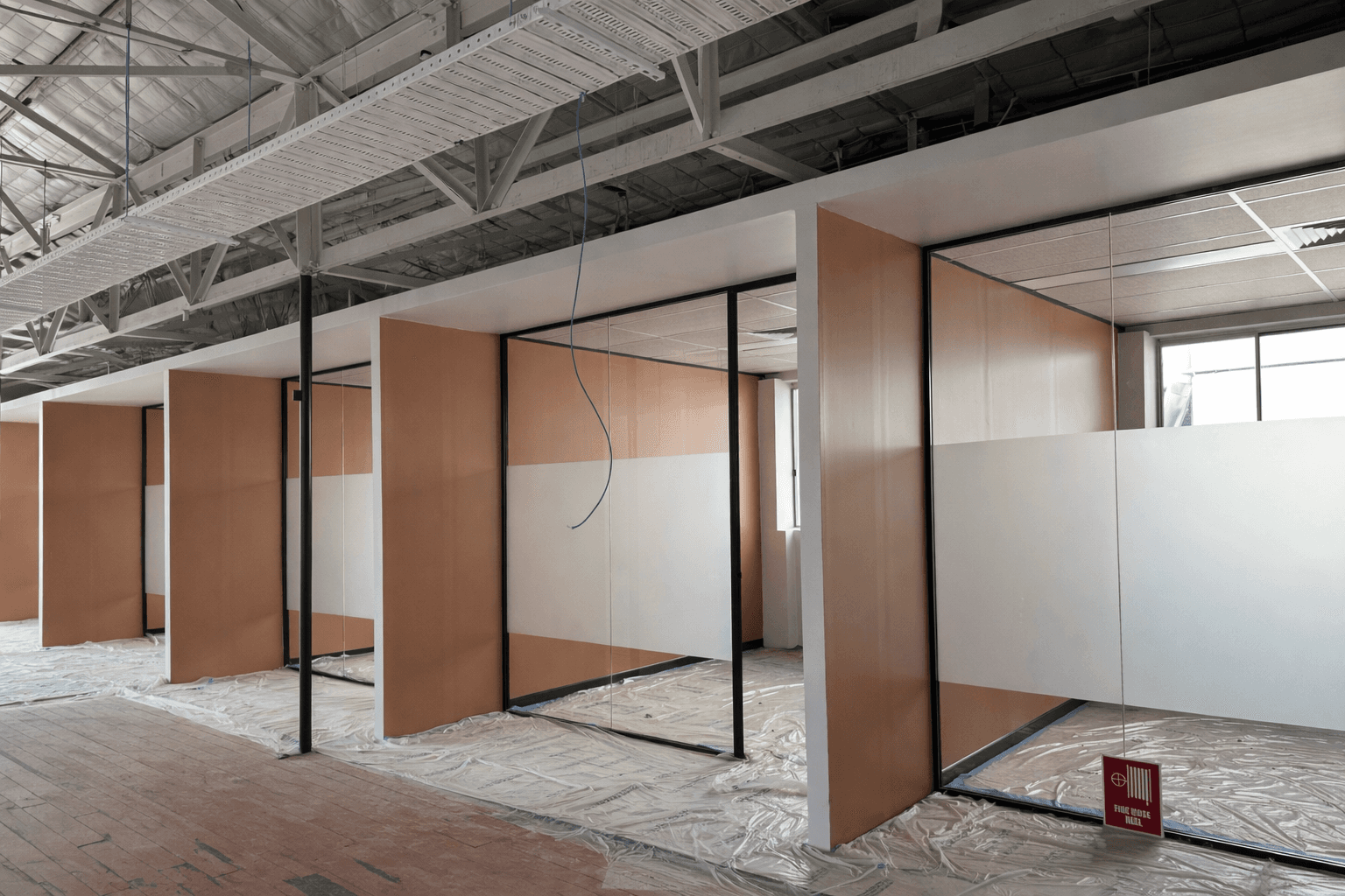 Immaculate corporate office environment professionally painted