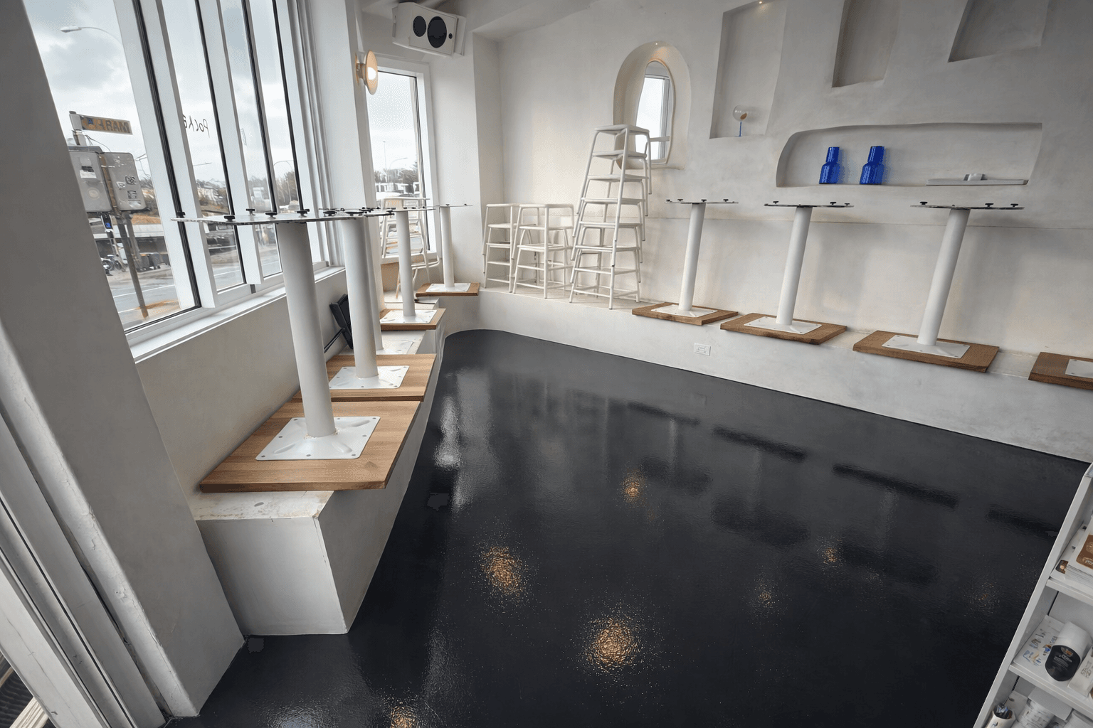 Vibrant retail shopfront freshly painted in Sydney