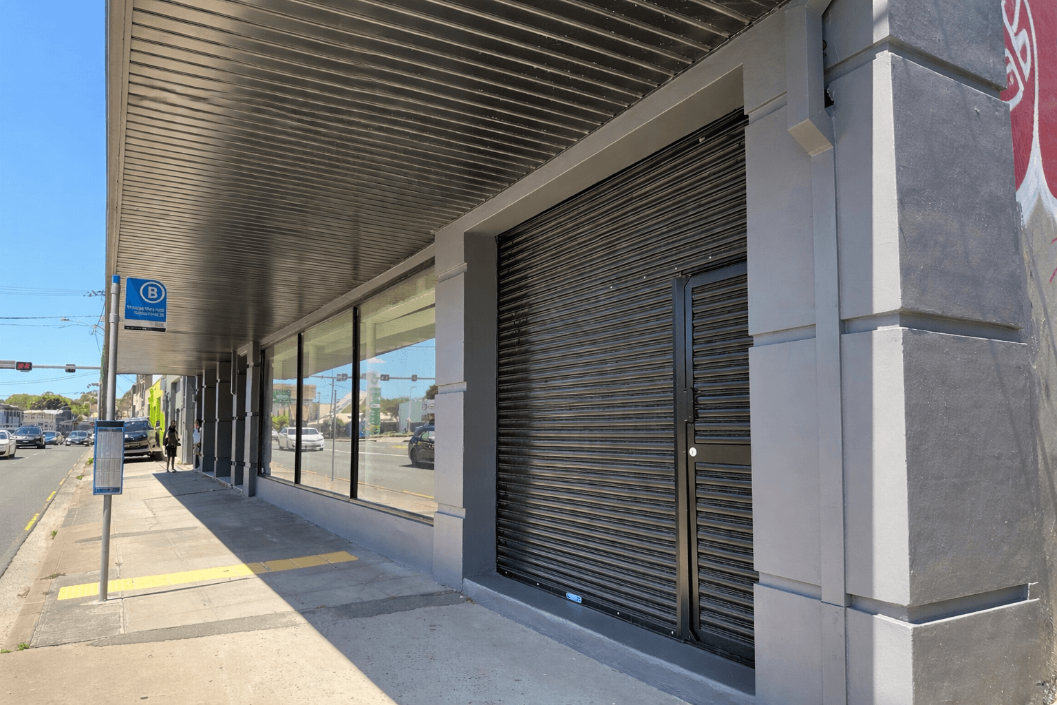 Large warehouse interior with industrial coating systems