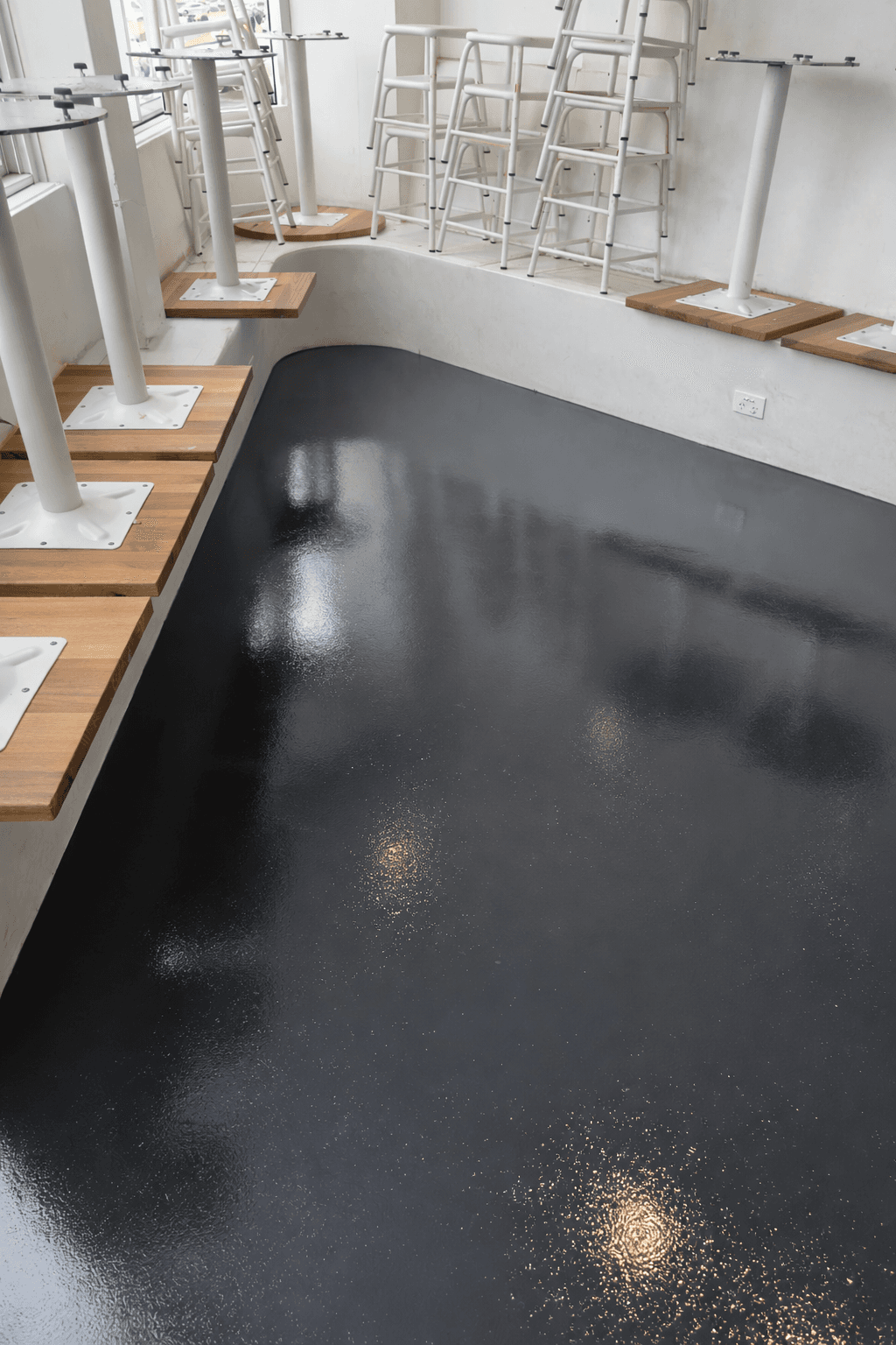 Epoxy Flooring - Coffe Shop
